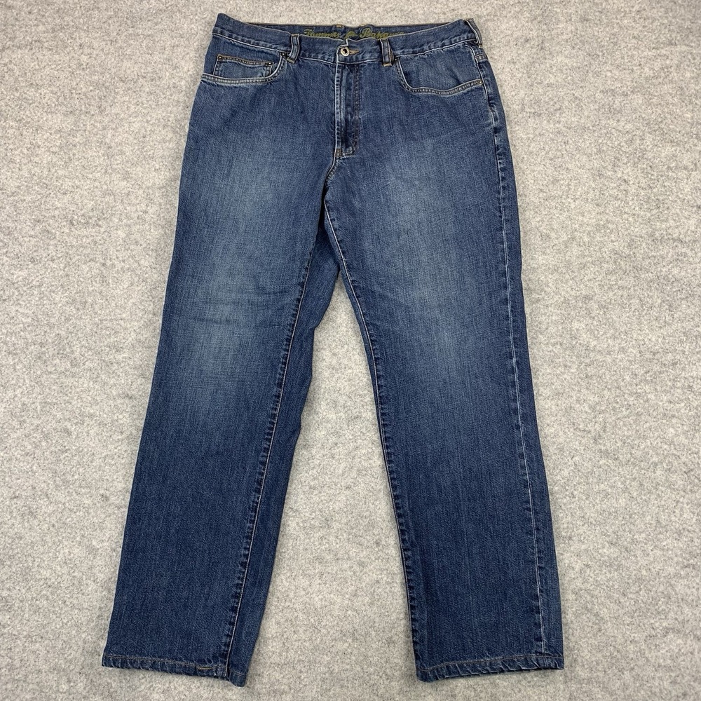 Tommy Bahama Jeans Mens 38x36 (Actual 36x31) Blue Straight Leg Classic Fit